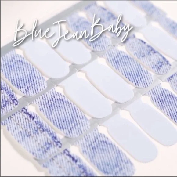 *Retired* Color Street: Blue Jean Baby | Denim Pastel Pale Spring Summer Design - Picture 9 of 13